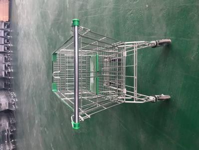 Steel Trolley Mobile Grocery Shopping Cart