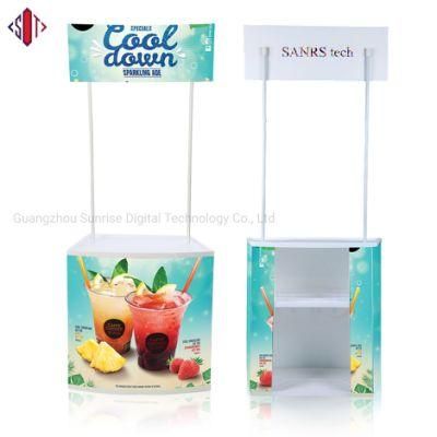 Economic Show Display Banner Stand Advertising Portable Promotion Counter Table PP Promotion Table