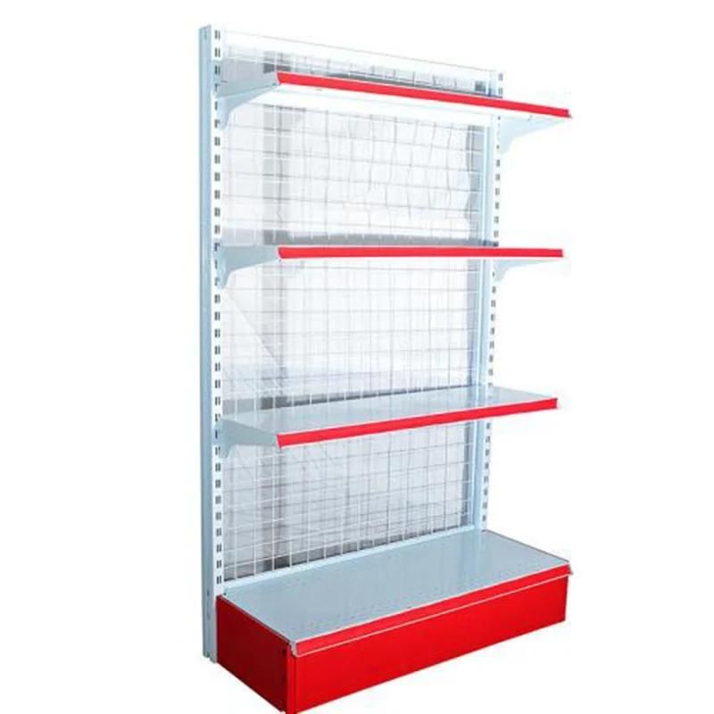 Durable Heavy Duty Double Sides Single Side Metal Supermarket Display Shelf