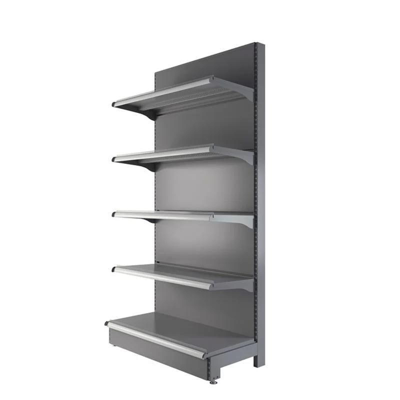 Retail Shop Shelving Display Steel Rack Supermarket Shelf Advertising Gondola