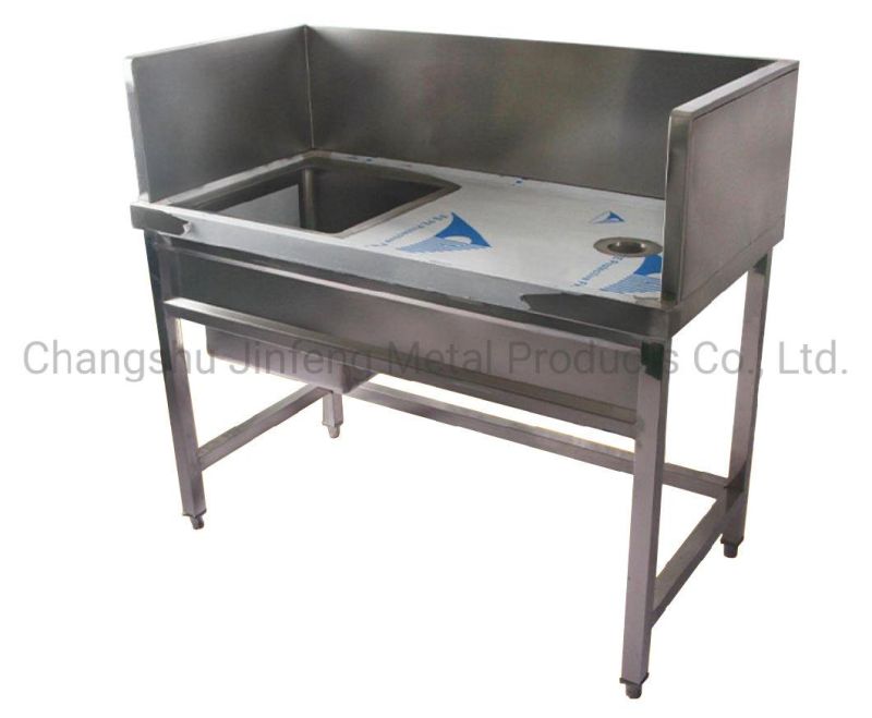 Supermarket Stainless Steel Sinks with Shelf Sink Stainless Steel Workbench