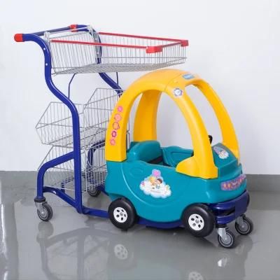 Colourful Children Shopping Carts / Supermarket / Grocery Funny Kids Shopping Trolley