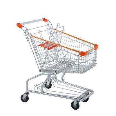 American Style Shopping Trolley Supermarket Metal Shopping Cart