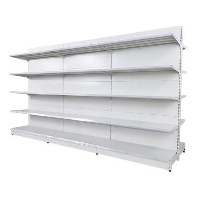 Double Side Luxury Metal Display Shelf Supermatket Gondola Shelf