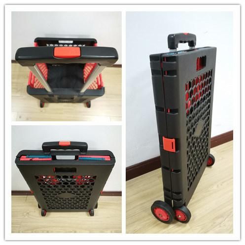 63L Large Volume Portable shopping Trolley Cart Supermarket Shopping Go Cart