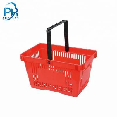 Shopping Basket Super Market Plastic Basket Store Mall Shopping Basket