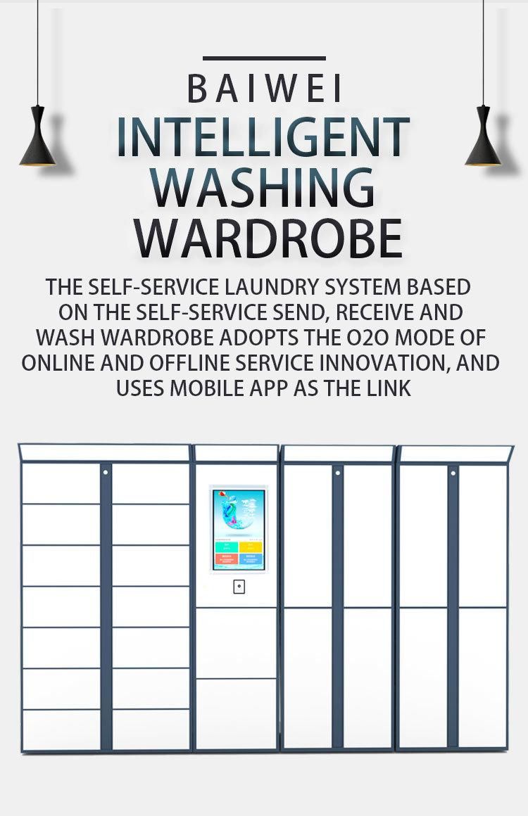 Wholesale Wardrobe Wash Clothes Parcel Box Intelligent Storage Clothes Cabinet Smart Laundry Locker