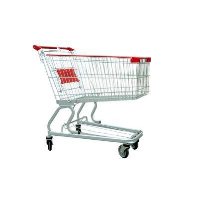 Promotional Low Price 80L American Style Supermarket Trolley Model-D