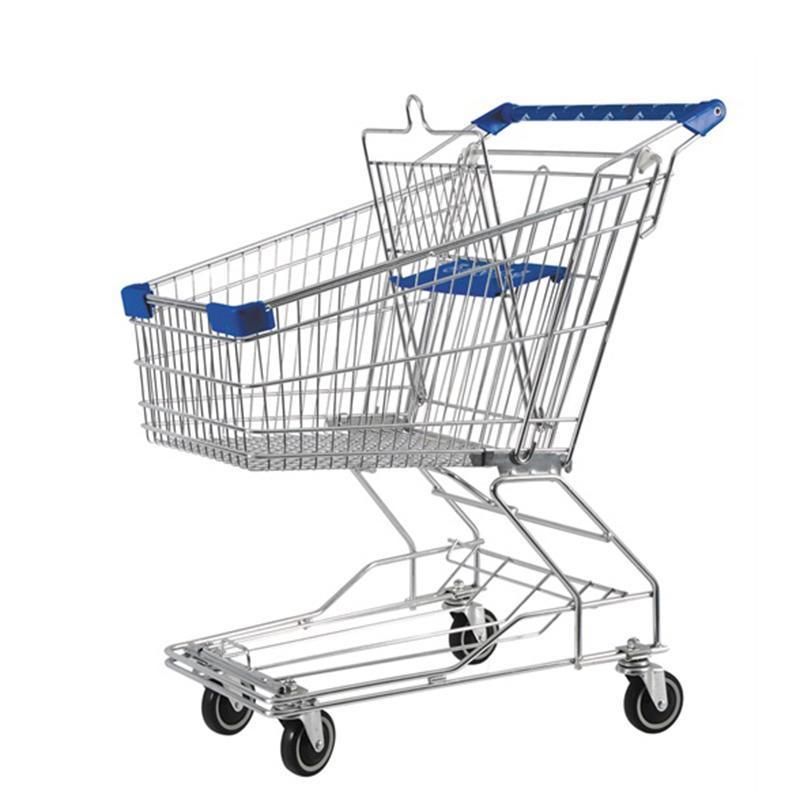 Steel Zinc Plated Metal Supermarket Shopping Trolley