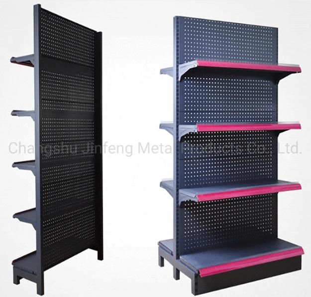 Supermarket Store Fixture Display Double Side Racks