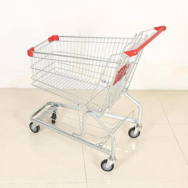 European Style 60-240L Supermarket Shopping Trolley Cart for Sale