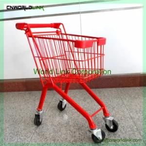 Four Wheels Small Supermarket Shopping Cart Kids Cart