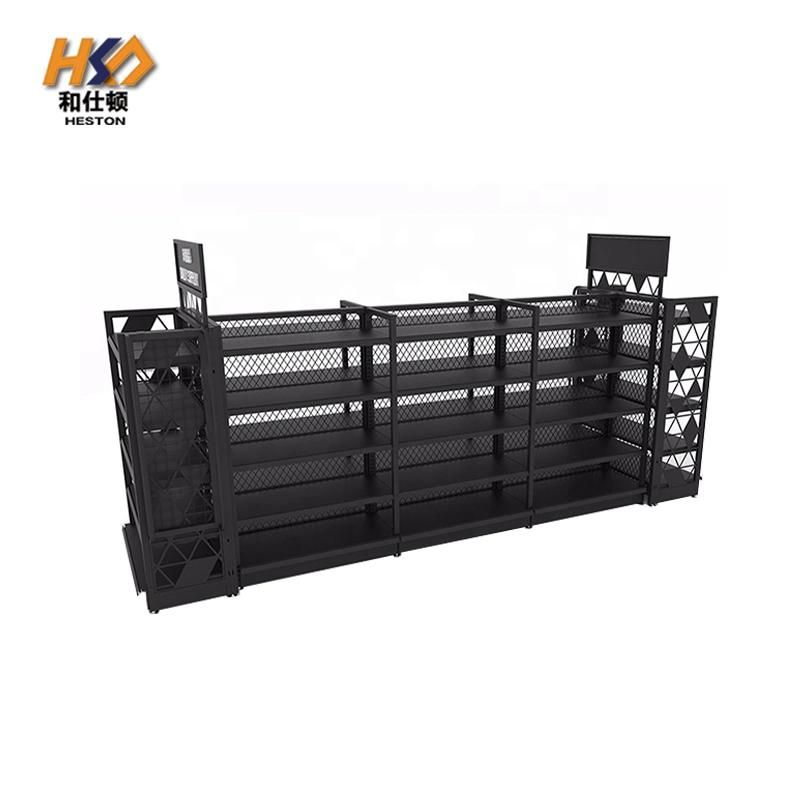 Metal Supermarket Skin Care and Cosmetics Display Shelf