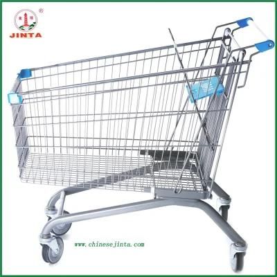 Supermarket Hypermarket Metal Shopping Cart with Ce Certification
