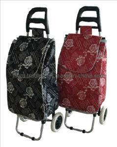 Folding Shopping Trolley Luggage Bag with 2 Wheels