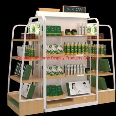 Beauty Display Cabinet Cosmetic Showcase Skincare Store Cabinet Interior Design for Mall