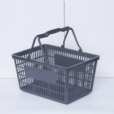 Plastic Supermarket Shopping Basket Retail Handle Shopping Basket for Sale