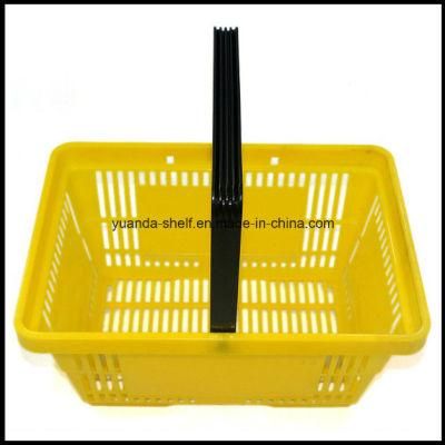 Yuanda Supermarket/Shopping Handle Basket with New PP Material
