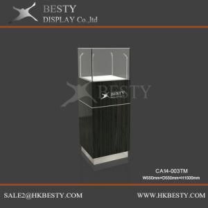Customized Jewelry Tower Showcase with Veneer Finish