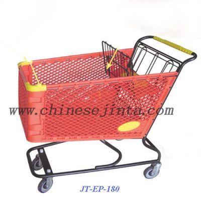 Plastic Shopping Carts with Ce Certification (JT-EP-180)