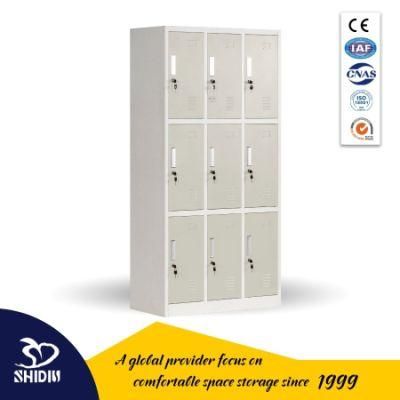Big Discount Metal Storage Locker Kd Structure Steel Locker Wardrobe Cabinet