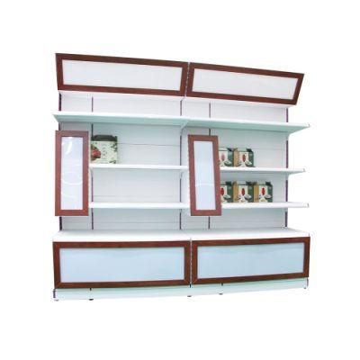 Double Side Island Section Panel Quality Commercial Supermarket Shelf