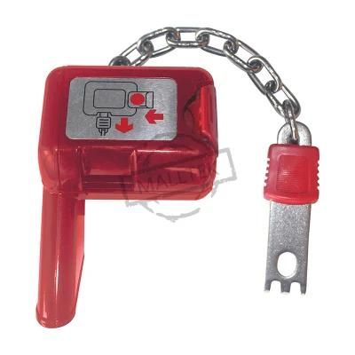 Plastic Shopping Trolley Lock Accessories with Customized Color