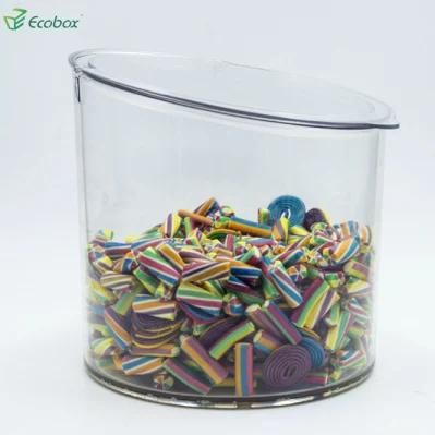 Round Transparent Airtight Bulk Food Bins Bulk Food Containers