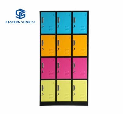 Customized 12 Door Metal Changing Room Locker for Storage