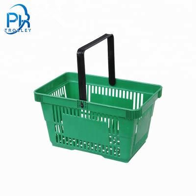 Colorful Plastic Material New Design Supermarket Shopping Basket