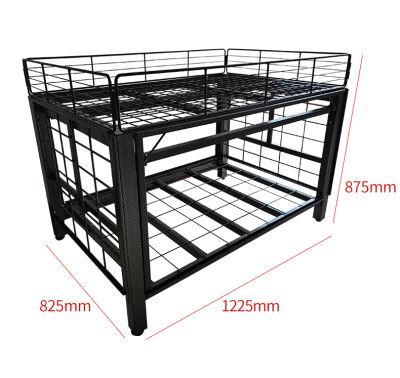 High Quality Supermarket Metal Promotion Desk Display Stand
