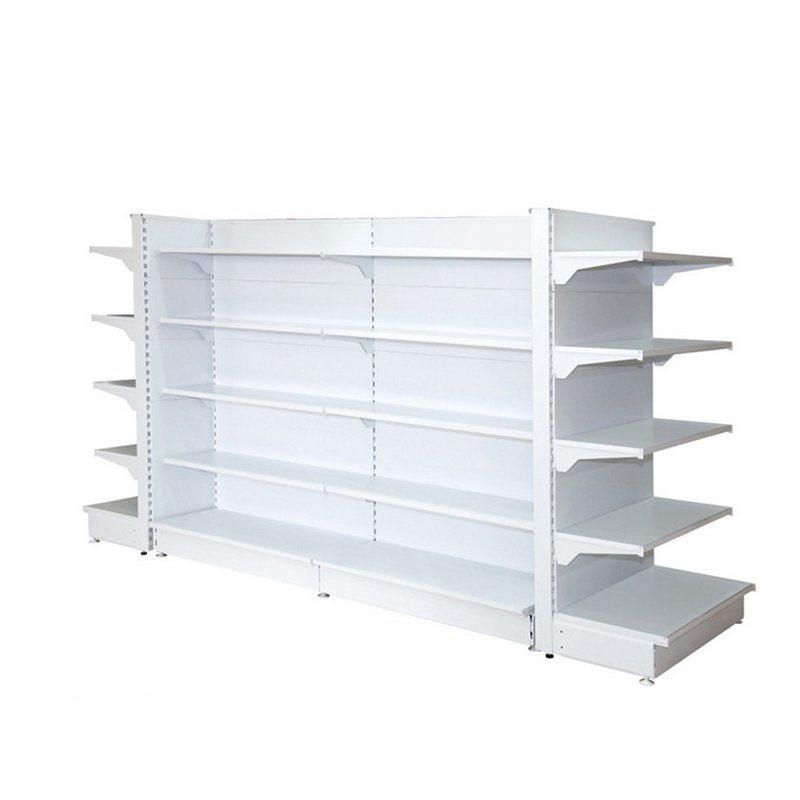 Punch Board Grocery Shelf Various Styles Gondola Shelving