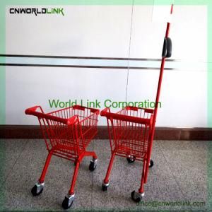 Supermarket Hand Cart Folding Shopping Trolley Kids Truck