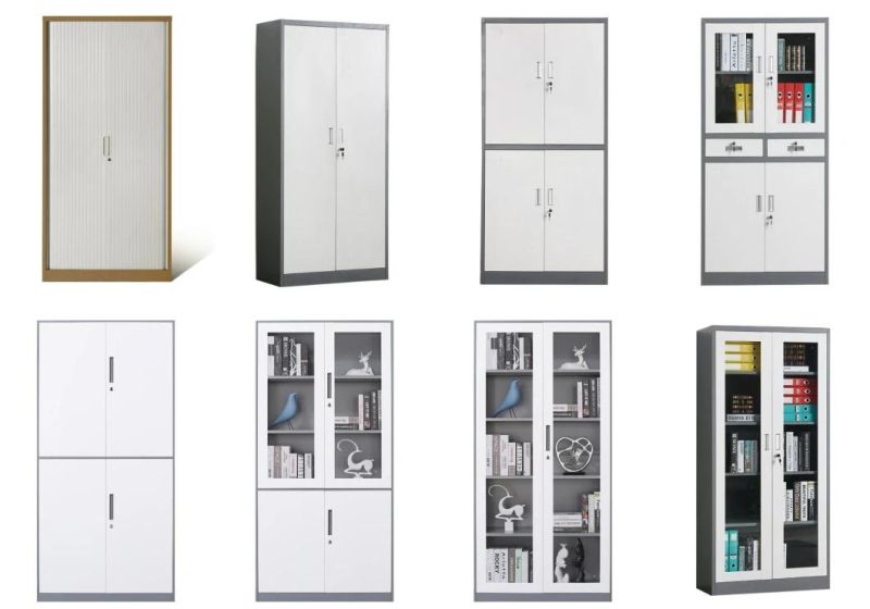 White 6 Compartment Metal Furniture Locker Changing Room Steel Locker Taquilla