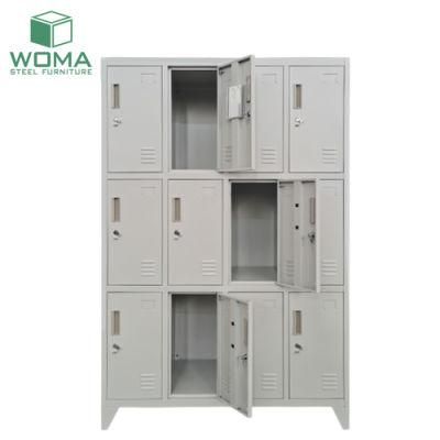 2 3 4 6 9 12 15 Door Compartment Steel Storage Locker Office School Metal Gym Locker