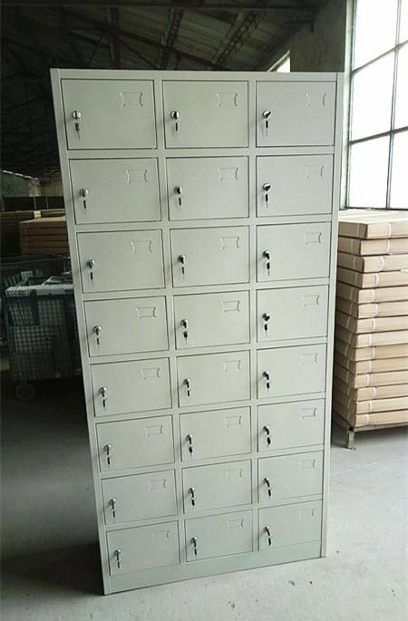 Cheap 24 Door Metal Steel Cabinet Iron Wardrobe Storage Cabinet Staff Locker