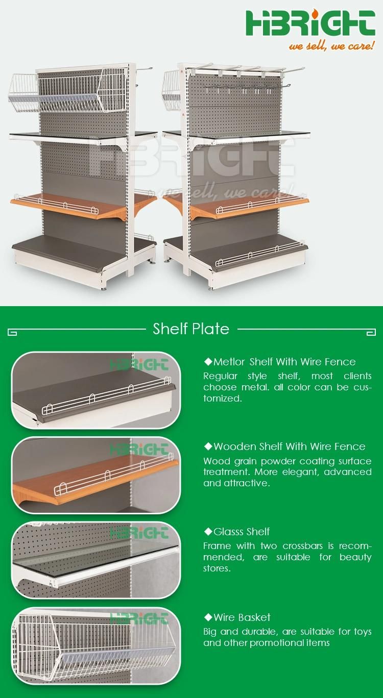 Supermarket Iron Display Shelf Design Super Shop Rack