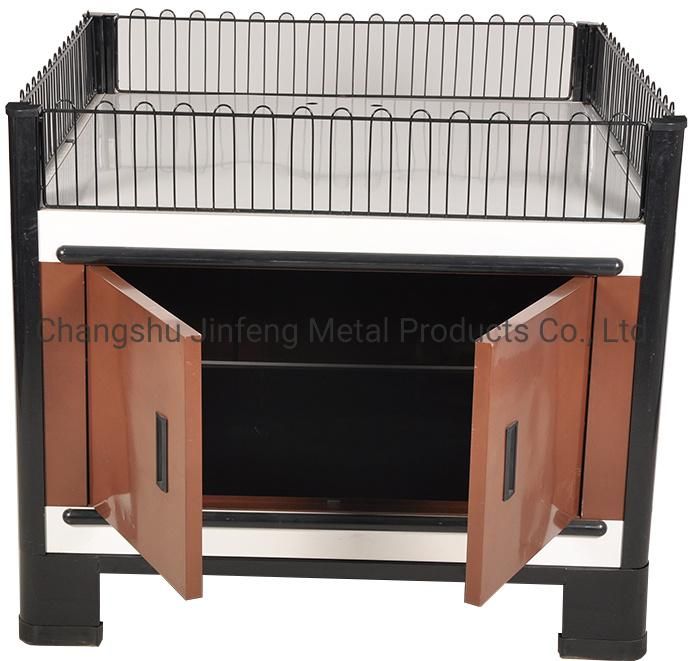 Supermarket Equipment Metallic Shelf Rack Grocery Store Shelves Marketing Cold Rolled Steel Promotional Products Table