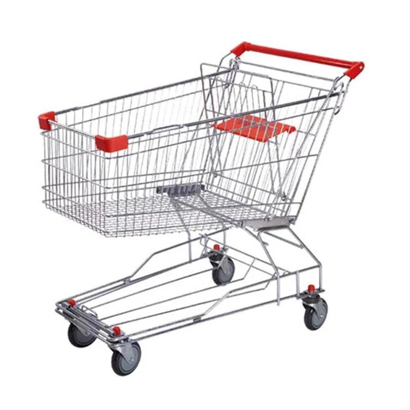 Light Weight and Strong Frame Construction Large Wheeled Shopping Trolley