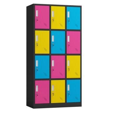 Colorful Steel 12 Doors Locker for Sale