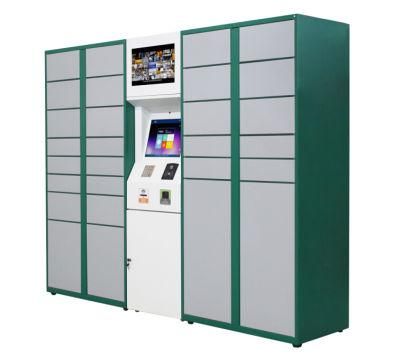 Accept Customized Smart Parcel Locker Intelligent Parcel Delivery Locker in Multi-Language Z201224