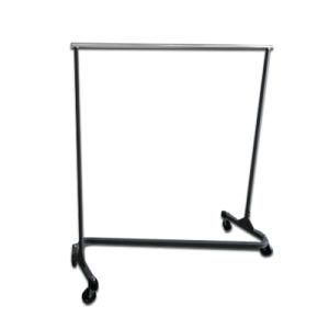 PY017-Commercial Grade Folding Movable Stainless Steel Rolling Z Rack Display Rack