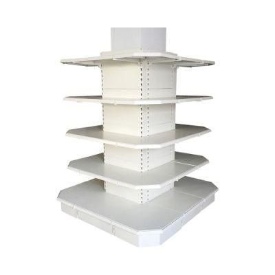 Corner Shelf Wire Mesh Double Side Grocery Shelving