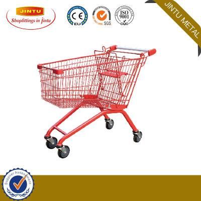 Metal Store Supermarket Shopping Trolley Cart Cheaper Cost