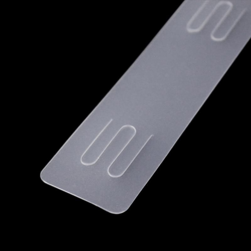 Supermarket Clear Clip Strip with 6 Hooks for Retail