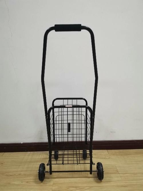 Lightweight Iron Portable Shopping Trolley Foldable Cart