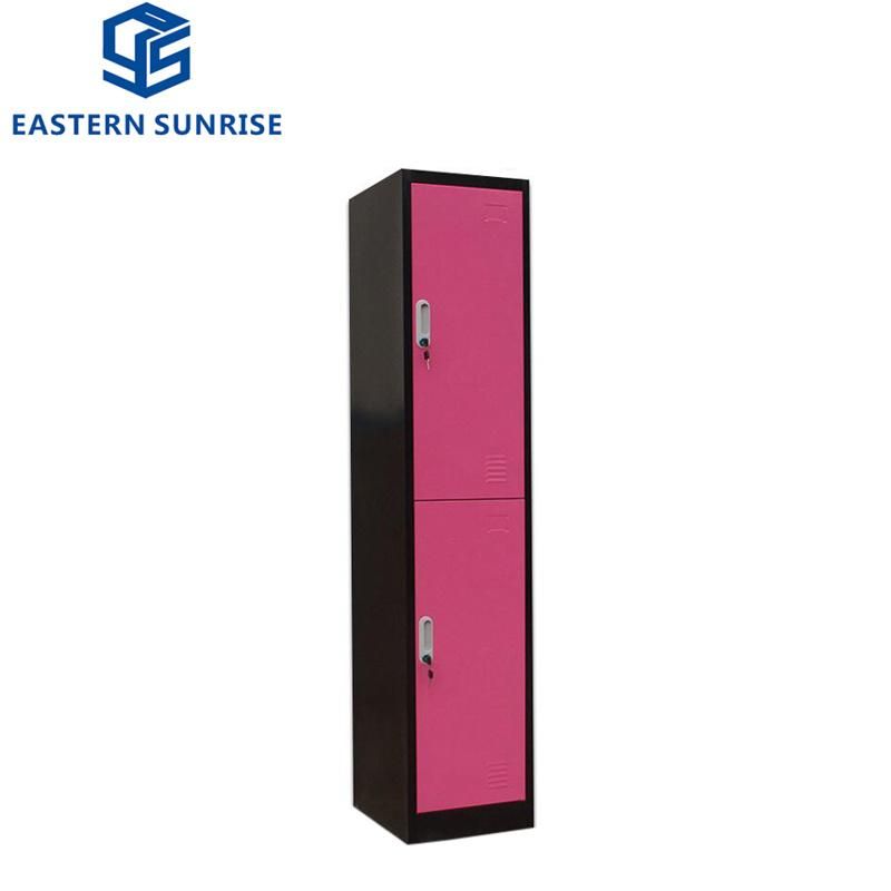 Modern 2 Doors Metal Furniture Cabinet Storage Locker