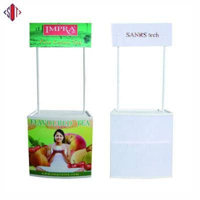 Best Display Stand Foldable Promotion Table for Exhibition Kiosk