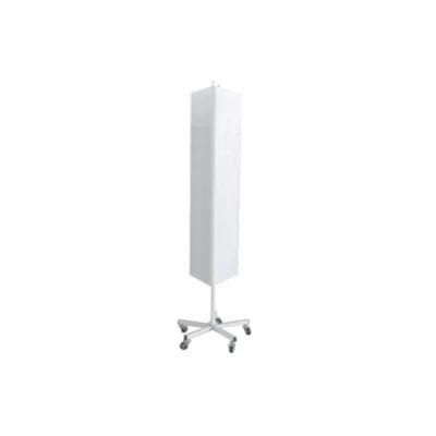 Three-Side Perforated Back Panel Display Rack with Five Wheels