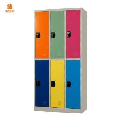 Colorful Steel Sports Locker Metal Changing Room Clothes Cabinet